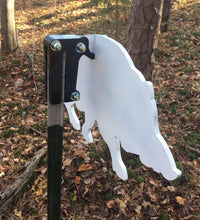 Load image into Gallery viewer, MINI WILD BOAR – T-POST HOOK MOUNT – 3/8″ THICK AR500