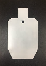 Load image into Gallery viewer, IPSC TORSO 50% – T-POST HOOK MOUNT – 3/8″ THICK AR500