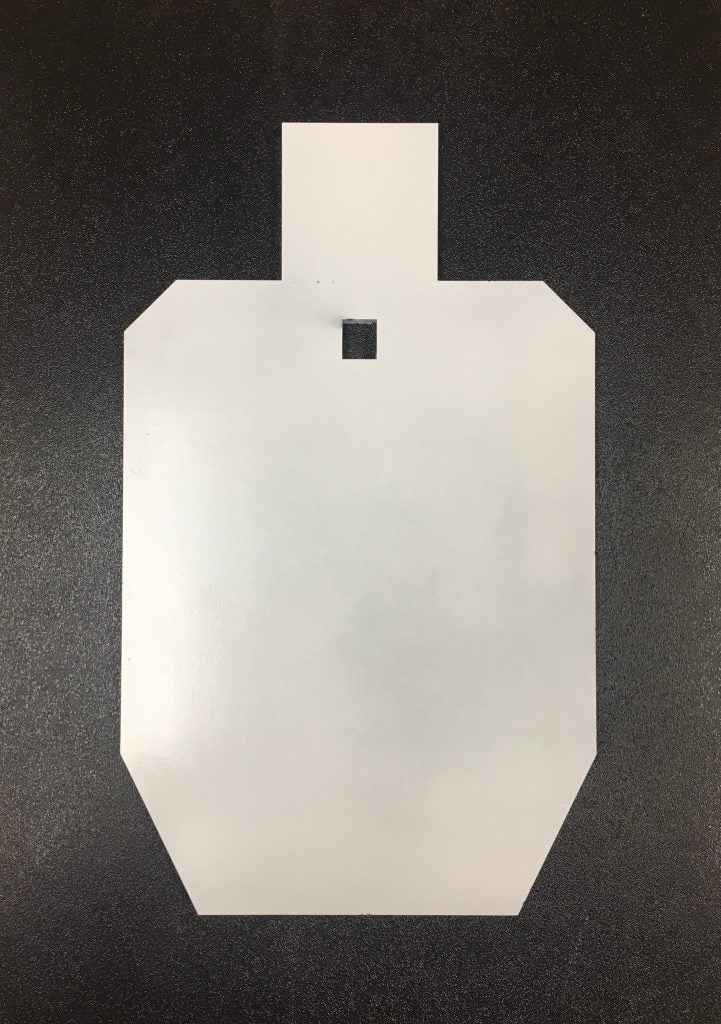 IPSC TORSO 50 TPOST HOOK MOUNT 3/8″ THICK AR500 BEST Targets