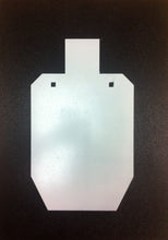 Load image into Gallery viewer, IPSC TORSO 50% – 2 CARRIAGE BOLT MOUNT – 1/4″ THICK MILD STEEL