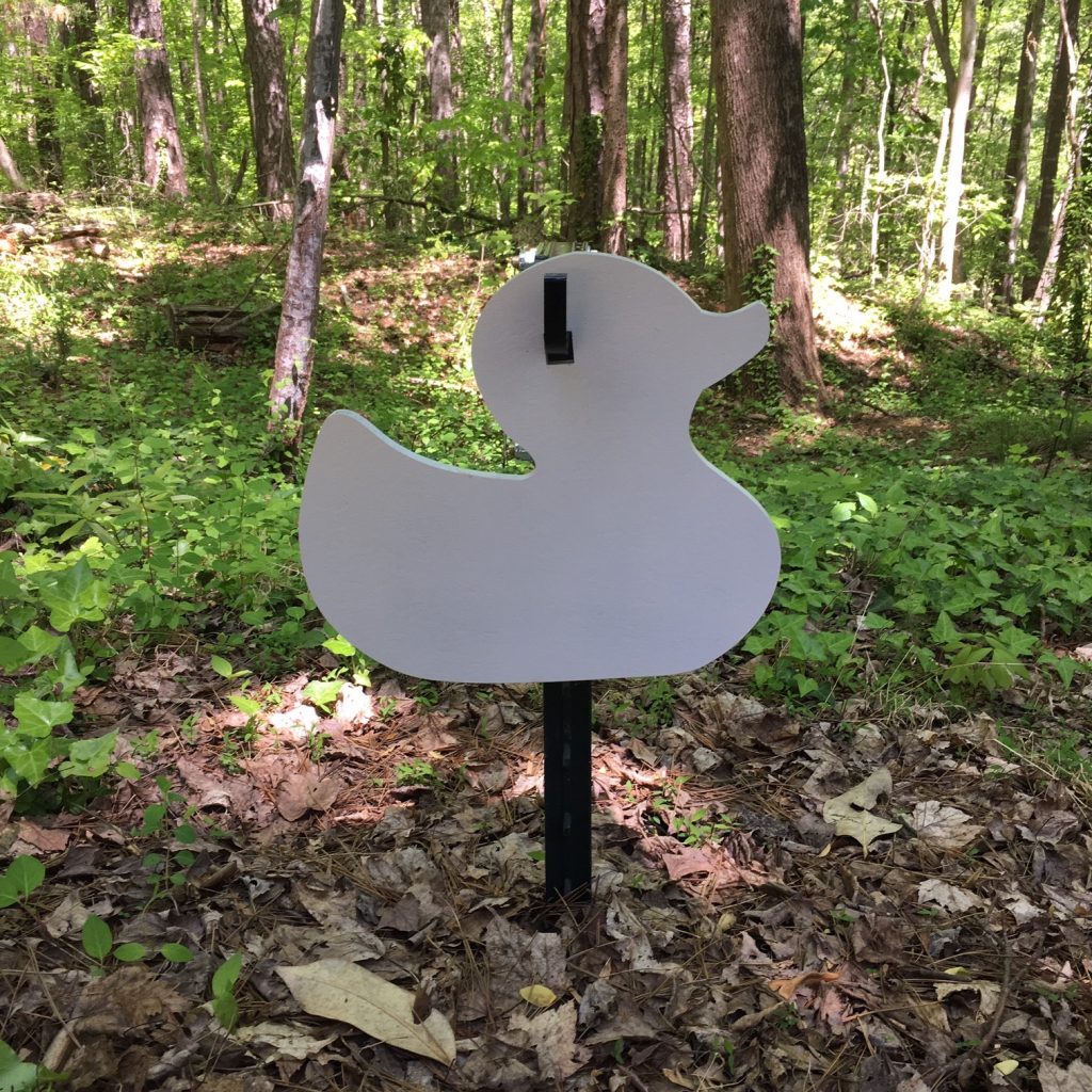 RUBBER DUCK – T-POST HOOK MOUNT – 3/8″ THICK AR500 – BEST Targets